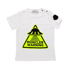 Moncler T-Shirt mit Rundhalsausschnitt und Aufdruck F19518C70120