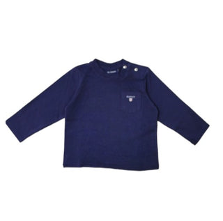 Gant Crew Neck T-Shirt with Front Logo 11556