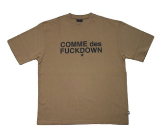 Comme des Fuckdown T-shirt girocollo con logo CDFU1762