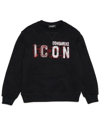 Dsquared2 Felpa girocollo con logo DQ2422-D003G