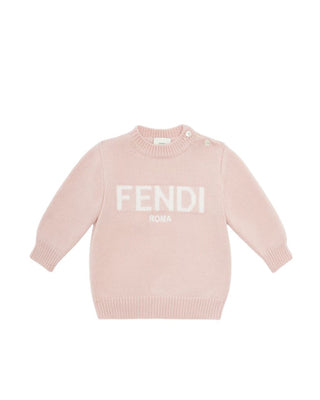 Fendi Tutina Due Pezzi Con Intarsio bug144/aochf1m26 Neonato