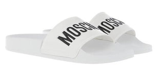 Moschino Ciabatte con scritta sul davanti 74481