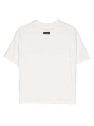 MSGM T-Shirt mit Rundhalsausschnitt F3MSJUTH181