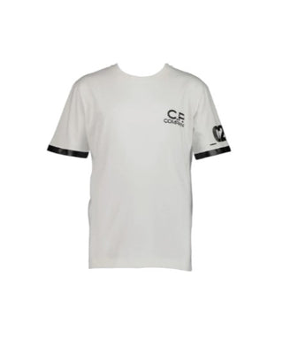 CP Company Crewneck T-shirt with printed logo 08CKTS051C