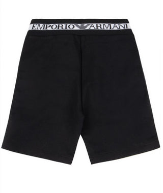 Armani Bermudashorts aus Fleece 3H4SJ1-1J07Z mit Logo