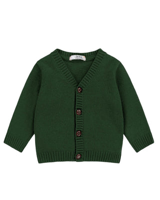 Dottor Kids Maglia Cardigan DK14 In Misto Lana