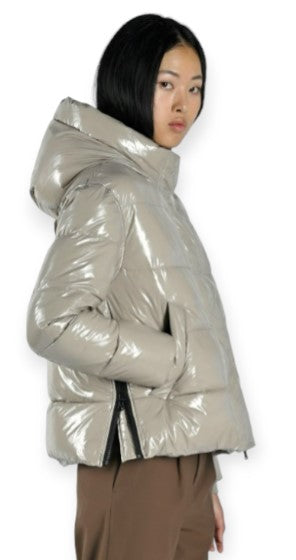 Canadian Quilted Jacket with Zip and Hood G223413WGL