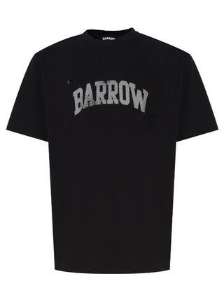 Barrow T-shirt girocollo con stampa S4BWUATH039