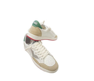 2bdodici Sneakers Con Logo jr.play-12 In Pelle e Camoscio