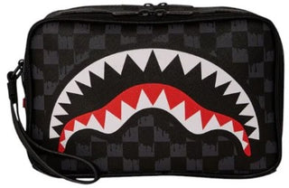 Sprayground Pochette Drip Check Shark Toiletry Brick 910B6570NSZ