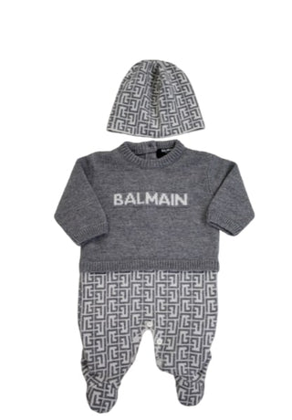 Balmain btb531 Playsuit mit Knöpfen hinten