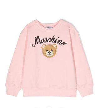 Moschino Crewneck Sweatshirt with Logo and Symbol HMF07H