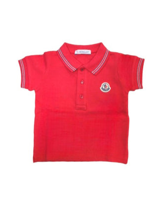 Moncler T-shirt a polo con simbolo D19518306605