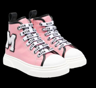 MSGM Sneakers 72523 mit Schnürsenkeln und Reißverschluss