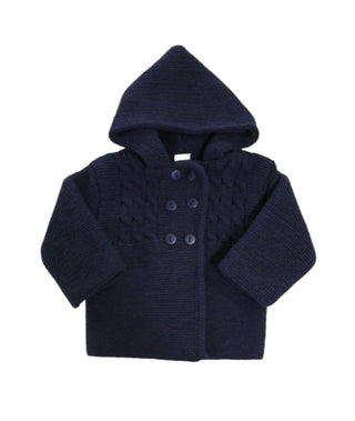 Ponto Por Ponto Hooded Coat 760 WITH BUTTONS