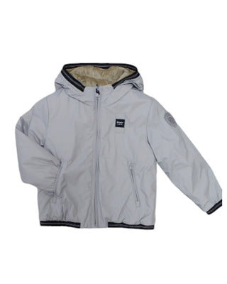 Blauer Edith Kapuzenjacke 24WBBXC02551 für Neugeborene