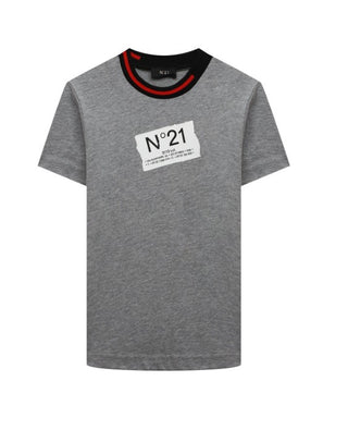 N21 T-Shirt mit Rundhalsausschnitt und Logo N21030-N0004