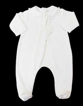 Aletta Newborn Onesie rmre045 With Veil Bow