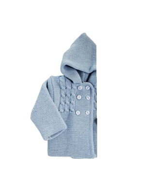 Ponto Por Ponto Hooded Coat 760 WITH BUTTONS