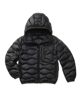 Blauer Brinton 24WBLKC03067 Quilted Hooded Jacket