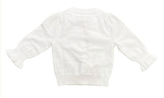 PIA BABY RUFFLED FRONT Cardigan with BUTTONS