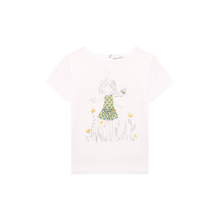 Il Gufo T-shirt con stampa sul davanti P22TS354M0014