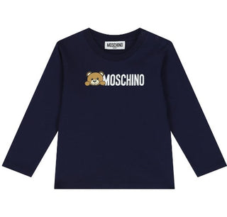 Moschino T-shirt girocollo con stampa MTO00D