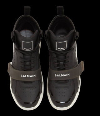 Balmain 6poc86 Sneakers mit Spitze und Reißverschluss