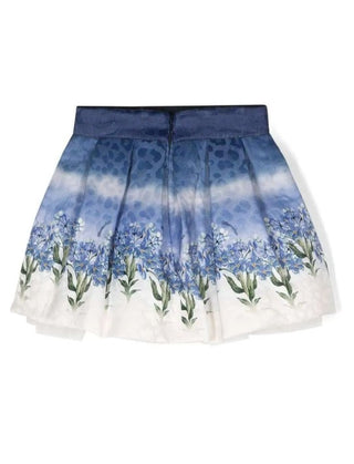 Monnalisa 11B702 All-Over Floral Patterned Skirt