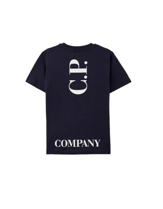 CP Company Crew Neck T-Shirt with Printed Logo 10CKTS051B