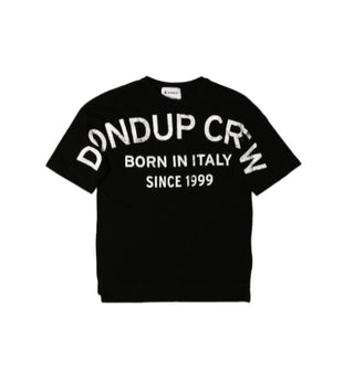 Dondup T-shirt girocollo con logo frontale BS147-JY0003B