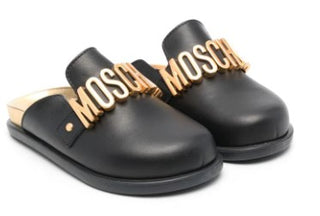 Moschino Ciabatte con logo in metallo 74416