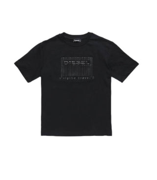 Diesel Crewneck T-shirt with front logo J00030-00YI9