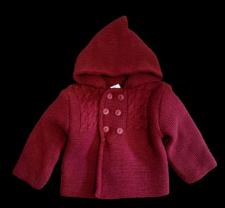 Ponto Por Ponto Hooded Coat 760 WITH BUTTONS