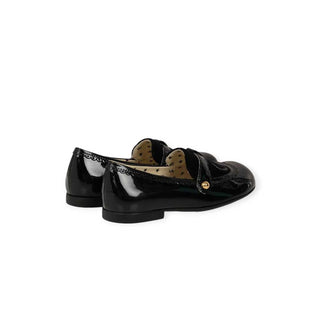 Gucci GG Logo Loafer 749233/AACBD aus schwarzem Lackleder