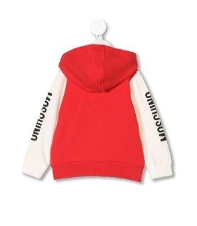 Moschino MOF00Q Sweatshirt mit Reißverschluss und Kapuze