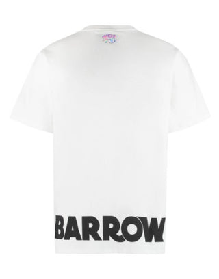 Barrow T-shirt girocollo con logo 031354