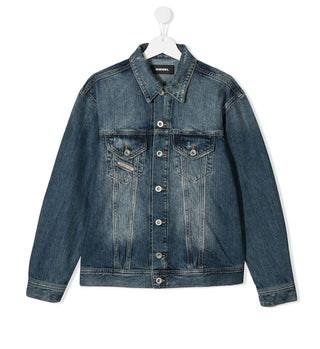 Diesel Giubbino In Jeans 00J4FI-KXB2E Da Bambino