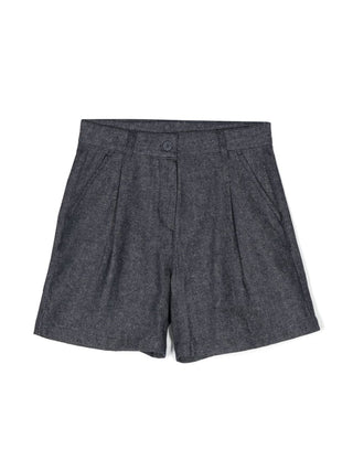 Aspesi Girls' Shorts with Pleats F23011PBC0064