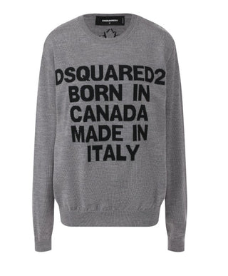 Dsquared2 Maglia girocollo con logo S74HA0976