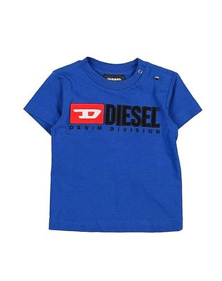 Diesel Crew Neck T-Shirt with Front Logo 00K1YW-00YI9