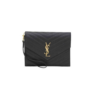 Yves Saint Laurent Pochette Cassandre 617662/bow011 Clutch In Pelle