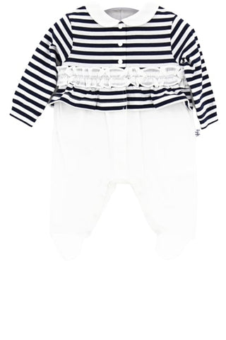 Il Gufo Onesie tp211m MIT CLIPS AUF DER VORDERSEITE