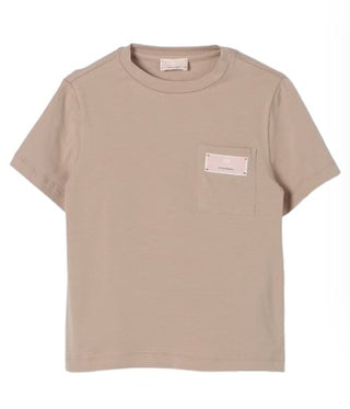 Elisabetta Franchi T-shirt girocollo con logo applicato EFTS209.0