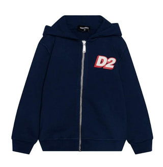 Dsquared2 Kapuzenpullover mit Reißverschluss DQ1813-D0A4I