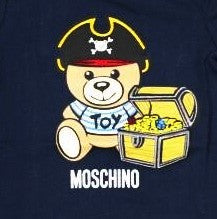 Moschino Romper WITH PIRATE BEAR MUY03A WITH CLIPS