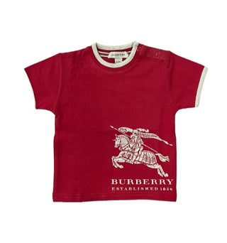 Burberry T-Shirt mit Rundhalsausschnitt und Aufdruck B05A21