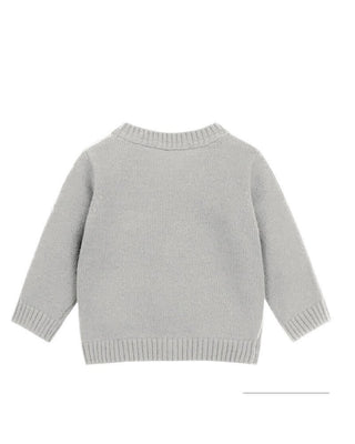 Dottor Kids Maglia Cardigan DK14 In Misto Lana