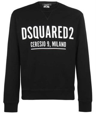 Dsquared2 Felpa girocollo con logo stampato S71GU0448