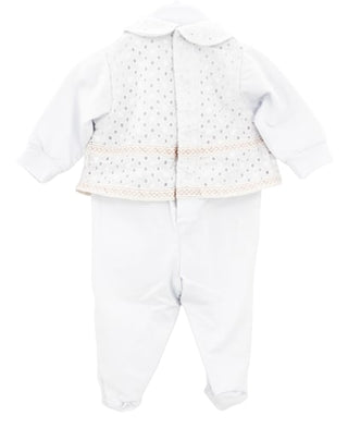 The Tailoring of the Little Onesie lt556 with clips on the back